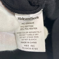 HIDE AND SEEK ハイドアンドシーク 25AW 30th Hooded Sweat Shirt 30周年 プルオーバーパーカー フーディー ブラック HC-090425 Size L 福生店