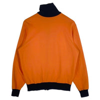 70's adidas アディダス トラックジャケット オレンジ ブラック 西ドイツ デサント Size 4 福生店