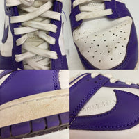 NIKE ナイキ DD1391-104 DUNK LOW ダンクロー スニーカー ホワイトxパープル size27cm 瑞穂店