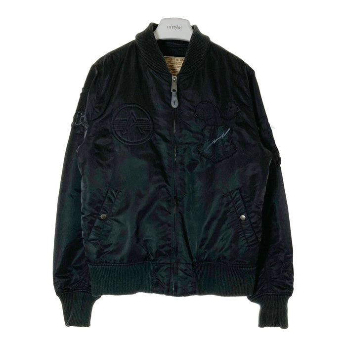 未使用 XL アルファインダストリーズ MA-1 フライトジャケット ブラック アルファ インダストリーズ ALPHA INDUSTRIES MA-1 フライトジャケット