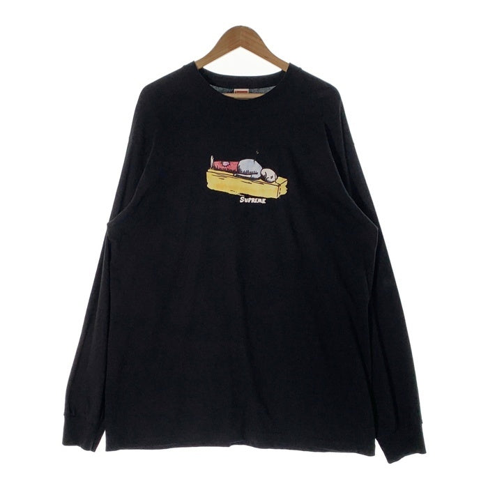 SUPREME シュプリーム 23AW Neil Blenedr Arrow L/S Tee ニールブレンダー アロー プリント  ロングスリーブTシャツ ブラック Size XL 福生店