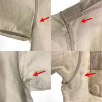 CORE FIGHTER コアファイター リップストップ コットン 半袖ミリタリーシャツ ホワイト Size M 福生店