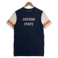 The Real McCOY'S リアルマッコイズ OREGON STATE 2トーン プリントTシャツ ブラック Size M 福生店