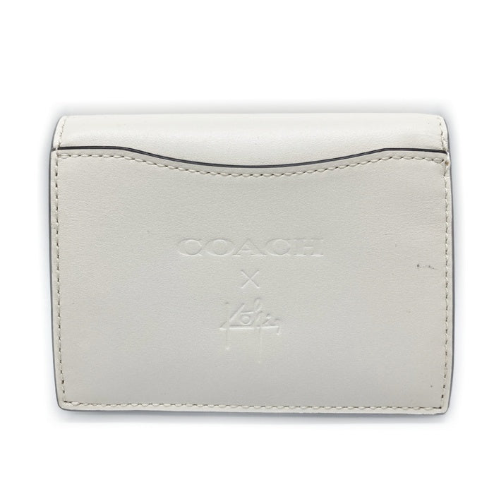 COACH ホワイト 二つ折り財布 ☆新品☆ COACH コーチ 二つ折り財布 ホワイト 美品 コーチ