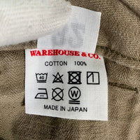 WAREHOUSE ウエアハウス ヘリンボーン ベイカーショーツ ショートパンツ オリーブ Size 32 福生店