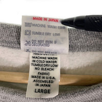 WALLA WALLA SPORTS ワラワラ スポーツ STAYGOLDOG ラグランスリーブ クルーネックスウェットトレーナー グレー Size L 福生店