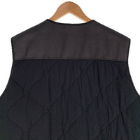 STONE ISLAND ストーンアイランド MODIFIED PANAMA ナイロンミックス ジップアップベスト 中綿 プリマロフト ブラック 7515G0840 size L 福生店