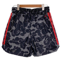 adidas アディダス BAPE ベイプ Dame 9 デイム9 メッシュショーツ ショートパンツ バスパン ブラック レッド JF1153 Size JP XL 福生店