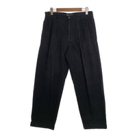 00's OLD NAVY オールドネイビー タック コーデュロイパンツ ブラック Size 34 福生店