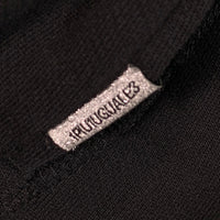 1piu1uguale3 ウノピュウノウグァーレトレ BIG LOGO PARKA バック発泡ロゴプリント プルオーバースウェットパーカー ブラック MRB500 Size V (5) 福生店