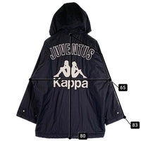 Kappa カッパ Juventus ユベントス ナイロン ベンチコート 中綿ジャケット ブラック Size M 福生店