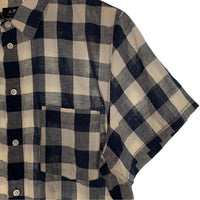 A.P.C. アーペーセー コットン リネン チェックシャツ 半袖 Size M 福生店