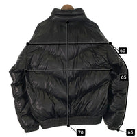 WTAPS ダブルタップス 21AW TTL SYNTHETIC JACKET シンセティックレザー 中綿 ジャケット ブラック 212BRDT-JKM02 Size 03 福生店