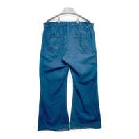90's U.S.NAVY 米海軍 デニム セーラーパンツ フレア インディゴ 8405-01-074-4897 90年会計 Size 36R 瑞穂店