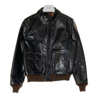RAINBOW COUNTRY レインボーカントリー 30-1415 A-2 ROUGH WEAR ラフウェア 実名復刻 MIDDLETOWN,PA. レザー フライト ジャケット ダークシールブラウン size38 瑞穂店