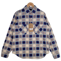Subculture サブカルチャー COTTON CHECK SHIRT コットン チェック 長袖 シャツ ブルー SCTP-A2605 Size 2 福生店