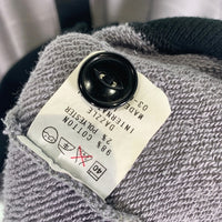 Dry Bones ドライボーンズ スウェット カーディガン グレー ブラック Size L 福生店