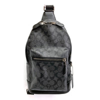 COACH コーチ 2853 モノグラム ワンショルダー ボディバッグ ブラック 瑞穂店