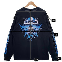 HIDE AND SEEK ハイドアンドシーク 30th L/S Tee 30周年 ロングスリーブ 長袖 Tシャツ ブラック ブルー Size XL 福生店
