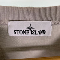 STONE ISLAND ストーンアイランド HEAVY COTTON JERSEY SWEAT SHIRT ヘビーコットンジャージー スウェットシャツ ロングスリーブTシャツ セメント 811563750 Size M 福生店