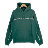 SUPREME シュプリーム 18AW Text Stripe Hooded Sweatshirt テキストストライプ プルオーバースウェットパーカー グリーン Size M 福生店