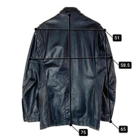 AVIREX アヴィレックス レザー カーコート 牛革 ブラック sizeXL 瑞穂店