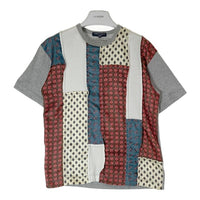COMME des GARCONS HOMME コムデギャルソンオム HR-T024 AD2006 小紋柄 パッチワーク Tシャツ グレー sizeS 瑞穂店