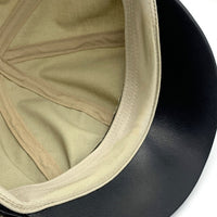 NEW YORK HAT ニューヨークハット レザーバイザー チノツイル キャスケット ベージュ ブラック Size XL 福生店