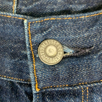90's Levi's リーバイス 1873 XX waist overall 125周年 復刻 赤耳 ボタン裏555 デニムパンツ インディゴ 125-0024 USA製 Size W33 L36 福生店