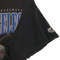 90~00's MLB ロサンゼルス・ドジャース プリントTシャツ ブラック 1995コピーライト Logo Athletic Size XL 福生店