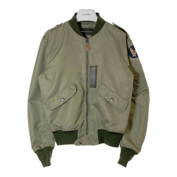HOUSTON ヒューストン L-2 フライトジャケット カーキ size38