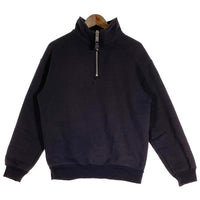 Schott ショット HEAVY WEIGHT HALF ZIP SWEAT ヘビーウェイト ハーフジップ スウェット ブラック Size L 福生店