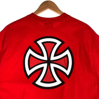 00's INDEPENDENT TRUCKS インディペンデント トラックス 半袖 Tシャツ レッド Size L 福生店