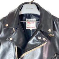 Lewis Leathers ルイスレザー 441T CYCLONE サイクロン タイトフィット ホースハイド ダブル ライダースジャケット ブラック size44 瑞穂店