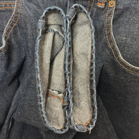 KENZO JEANS ケンゾー ジーンズ 北斎タグ ボタンフライ テーパード デニムパンツ インディゴ size79cm-1 瑞穂店