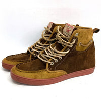 TRUE RELIGION トゥルーレリジョン 1123 スウェード ハイカットスニーカー ブラウン sizeUS8 瑞穂店