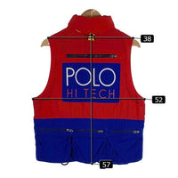 Polo by Ralph Lauren ポロラルフローレン HI TECH ハイテック ナイロンベスト レッド ブルー フィッシング Size S 福生店