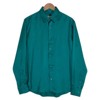 ami alexandre mattiussi アミ アレクサンドルマテュッシ ポリエステル レギュラーカラーシャツ グリーン Size 38 福生店