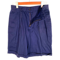 80-90's STUSSY ステューシー 2タック チノ ショーツ ショートパンツ ネイビー 黒タグ Size 32 福生店
