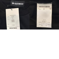 GOD SELECTION XXX ゴッドセレクショントリプルエックス シュレッダー加工プリント Tシャツ ブラック GX-S23-KKST-01 Size XL 福生店