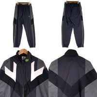 adidas アディダス トラックスーツ ジャケット パンツ セット ブラック グレー IC6004 IC6006 Size XL 福生店