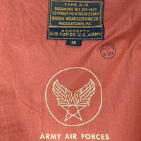 Buzz Rickson's バズリクソンズ BR80628 ROUGH WEAR CLOTHING CO ラフウェア A-2カスタム 511th BOMB.SQ. BALL BOYS フライトジャケット ブラウン size38 瑞穂店