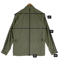 BUZZ RICKSON'S バズリクソンズ U.S.ARMY ジャングルファティーグ ミリタリージャケット ペイント&ハードウォッシュ オリーブ BR12950 12247 Size M-S 福生店