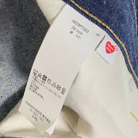 HUMAN MADE ヒューマンメイド 24SS STRAIGHT DENIM PANTS PAST INDIGO ストレートデニムパンツ インディゴ シンチバック 赤耳 HM28PT003 Size 34 福生店
