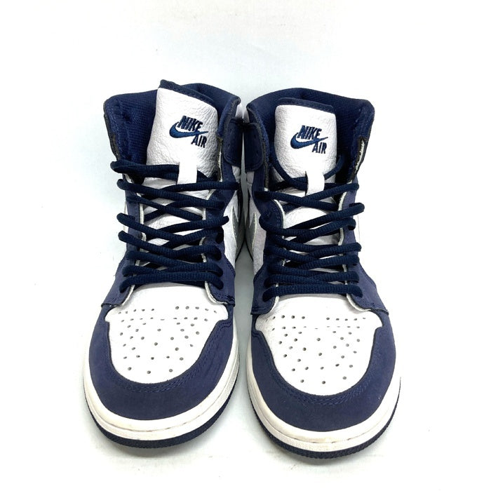 NIKE ナイキ スニーカー DC1788-100 Air Jordan 1 High OG CO JP White/Midnight Navy  エアジョーダン1 ネイビー size27.5cm 瑞穂店