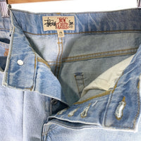 STUSSY ステューシー New Classic Jean Denim ニュークラシックジーンズ デニム ウォッシュ ライトブルー 116672 Size 28 福生店
