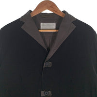 kolor カラー レイヤード 3B テーラードジャケット ブラック グレー ウール ポリエステル 10SCM-T06202 Size 3 福生店