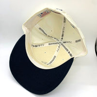 90's New Era ニューエラ 59FIFTY MLB ニューヨーク・ヤンキース 2トーン ウールベースボールキャップ ホワイト ネイビー USA製 Size 7 3/8 (58.7cm) 福生店