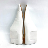 PIPPICHIC ピッピシック スクエアトゥショートブーツ ホワイト size36 瑞穂店
