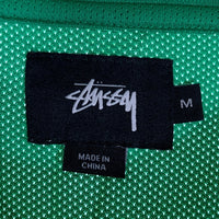 STUSSY ステューシー メッシュ ロンT 長袖 Tシャツ イエロー グリーン Size M 福生店